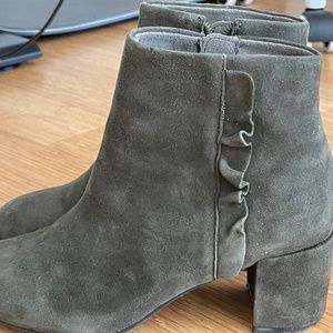 Women Boots Green